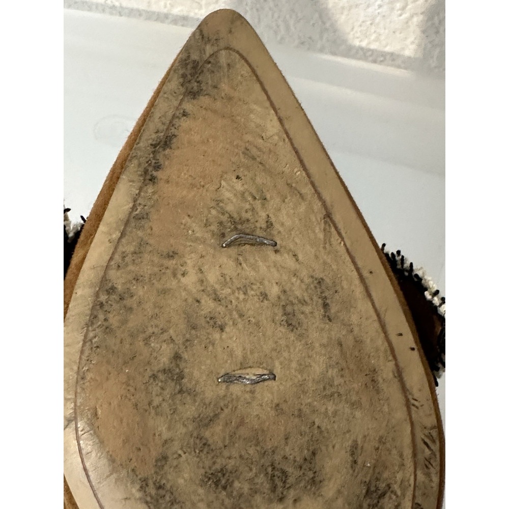 Sam Edelman Rochester Suede Leather Pointed Flats Golden Brown Size 6 Career - Picture 9 of 11